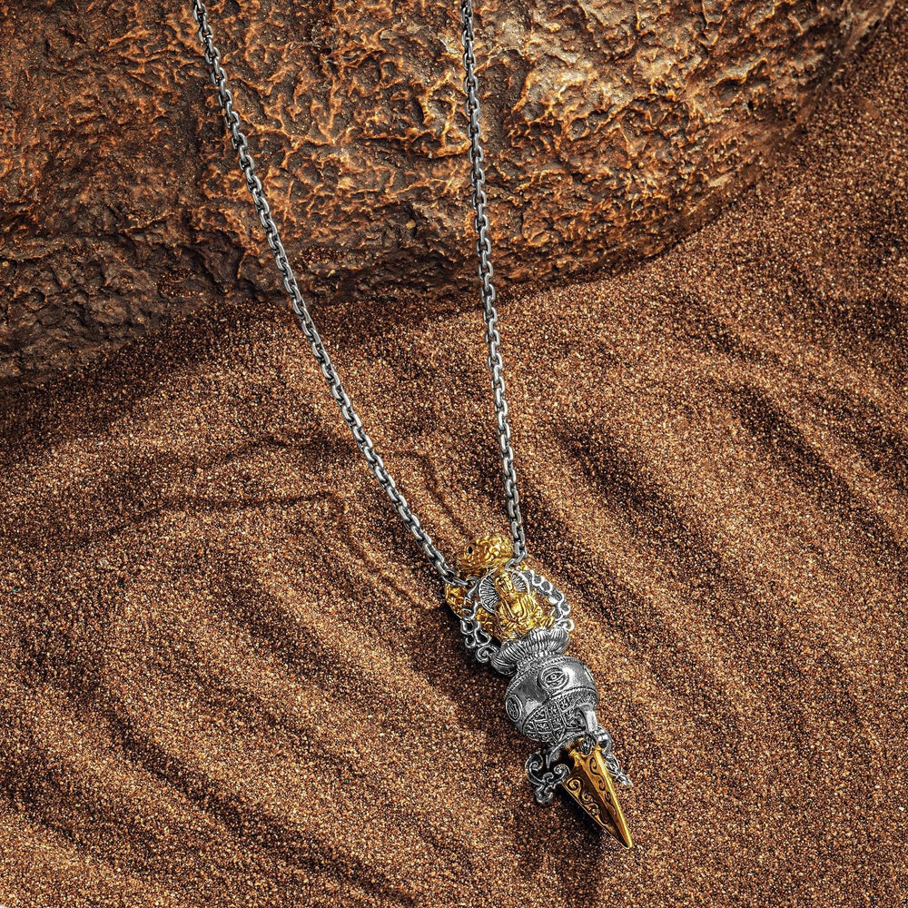 Higher Power - Snakehead Mantra Pendant Necklace