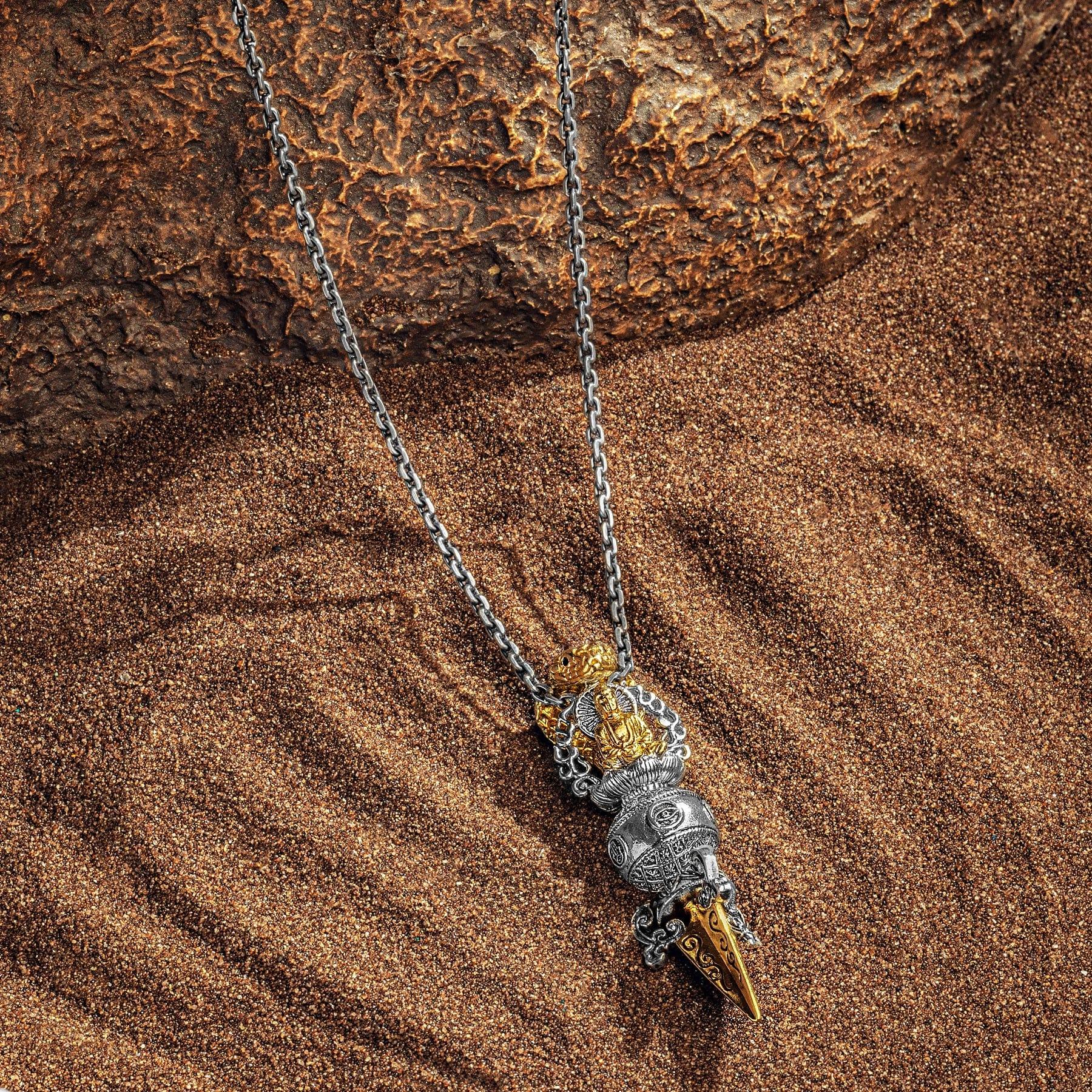 Higher Power - Snakehead Mantra Pendant Necklace