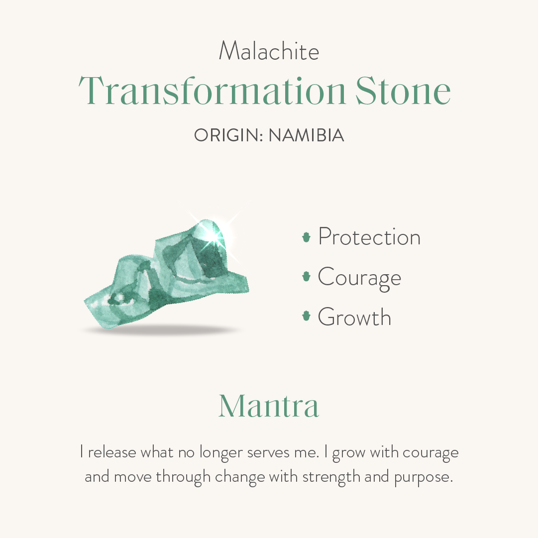 Spiritual Transformation - Green Pyrite Tourmaline Hamsa Charm Bracelet