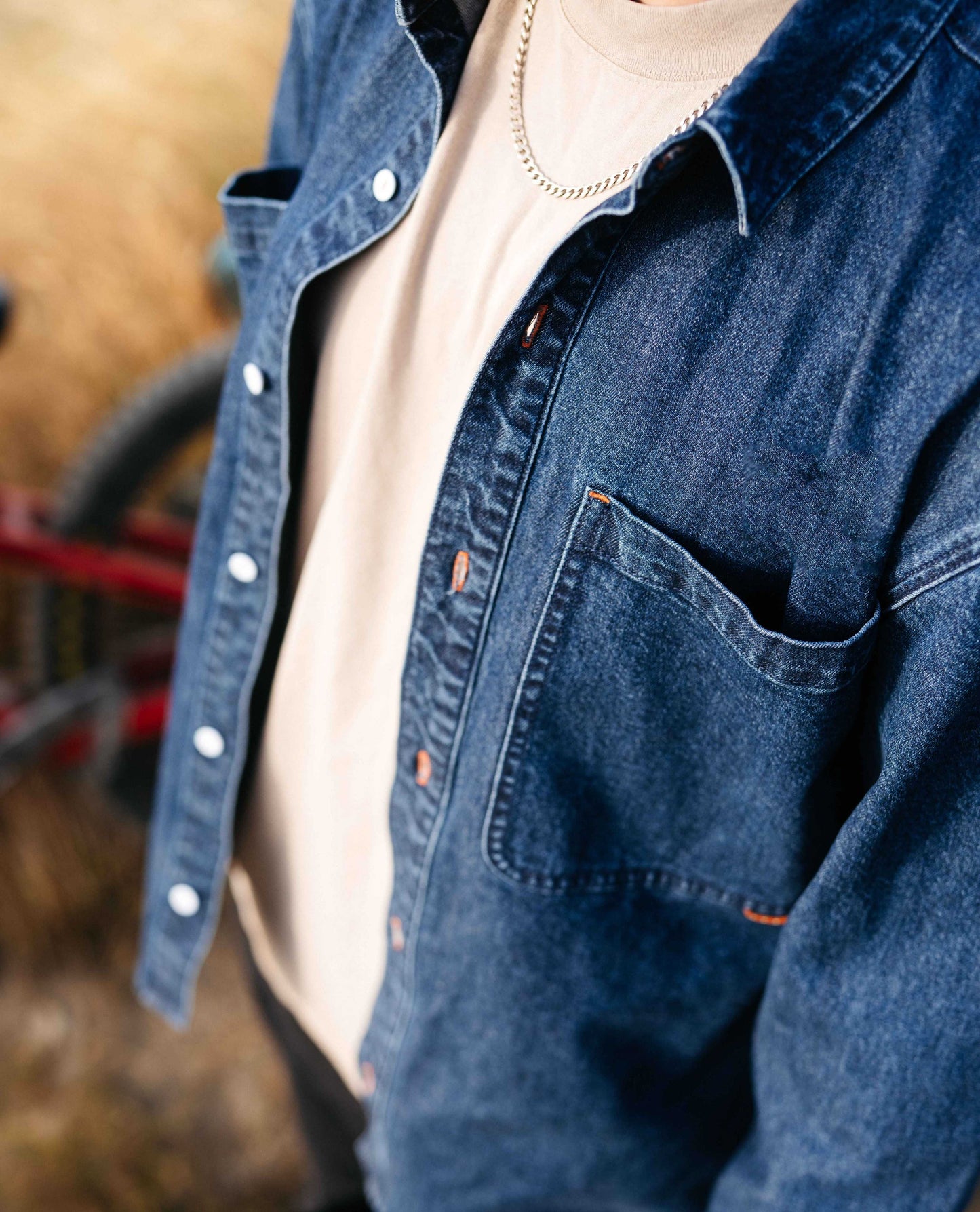 Men's Hayai Jean Shirt Dark