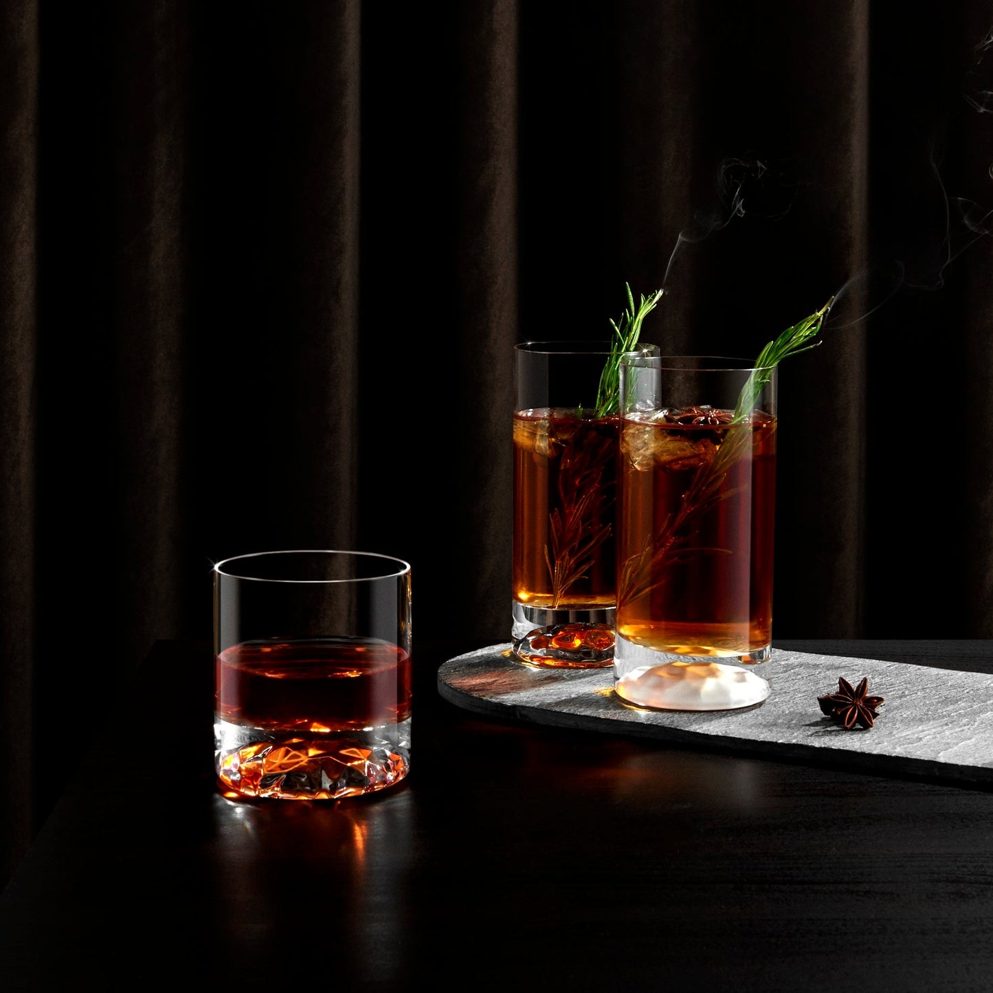 Club Ice Set of 4 High Ball Glasses Small