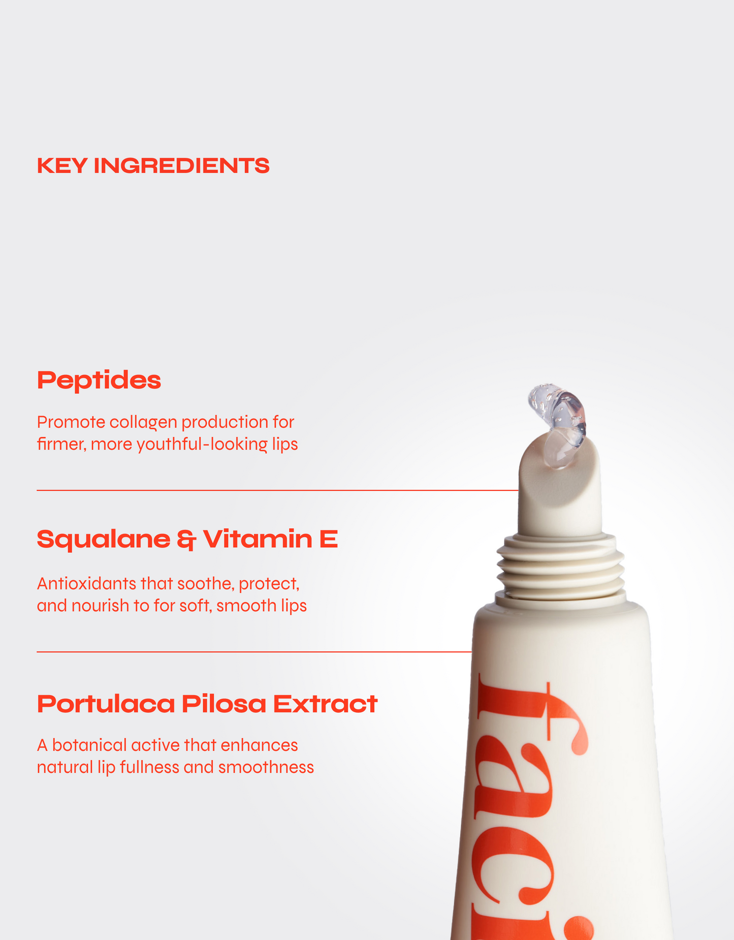 CLEAR LIP JELLY Hydrating Glossy Peptide Treatment