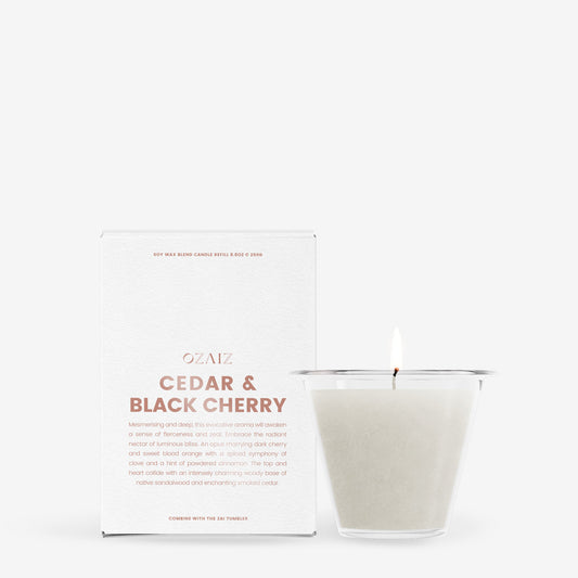 ZAI Candle - Cedar & Black Cherry