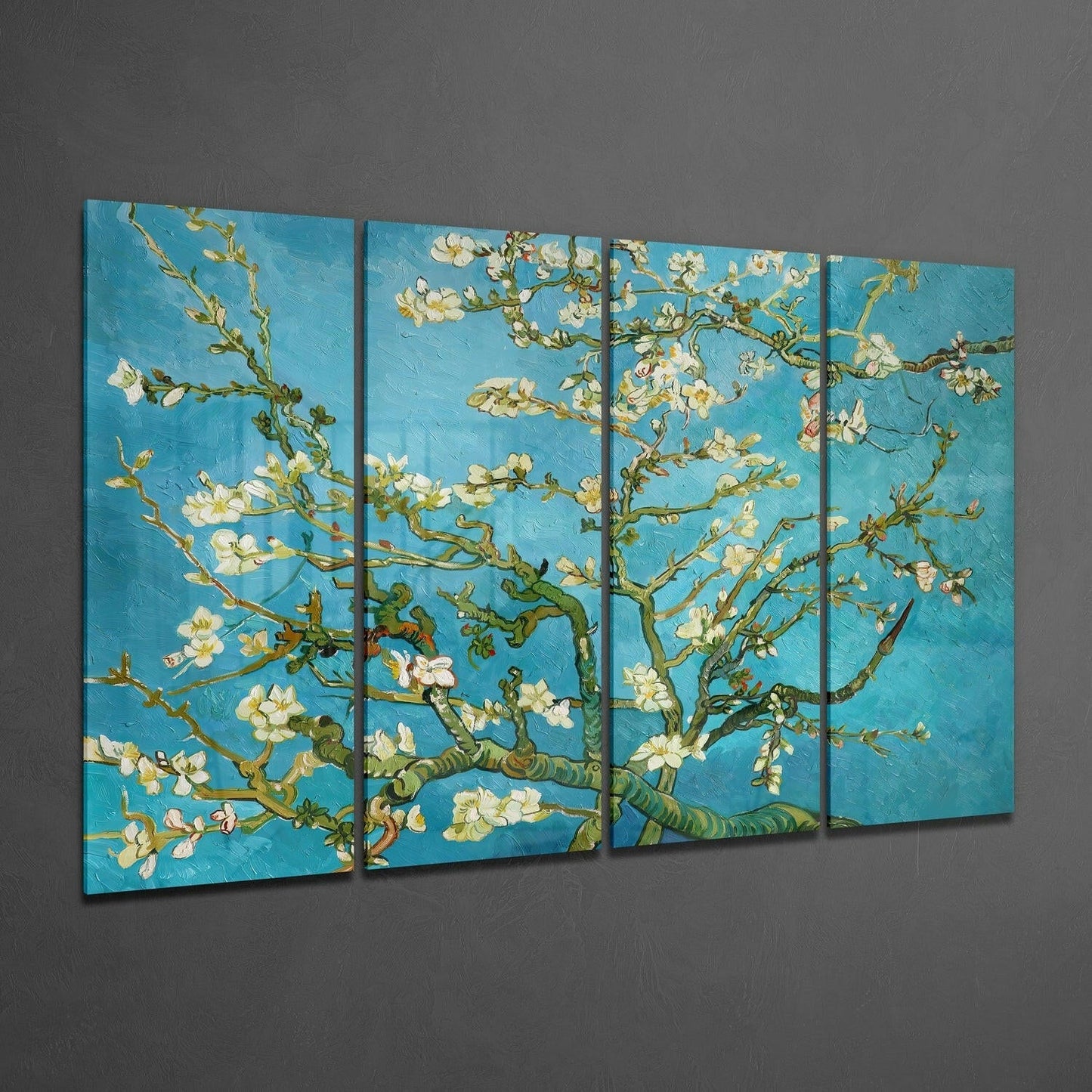 Sakura 4 Pieces Mega Glass Wall Art (59"x36")