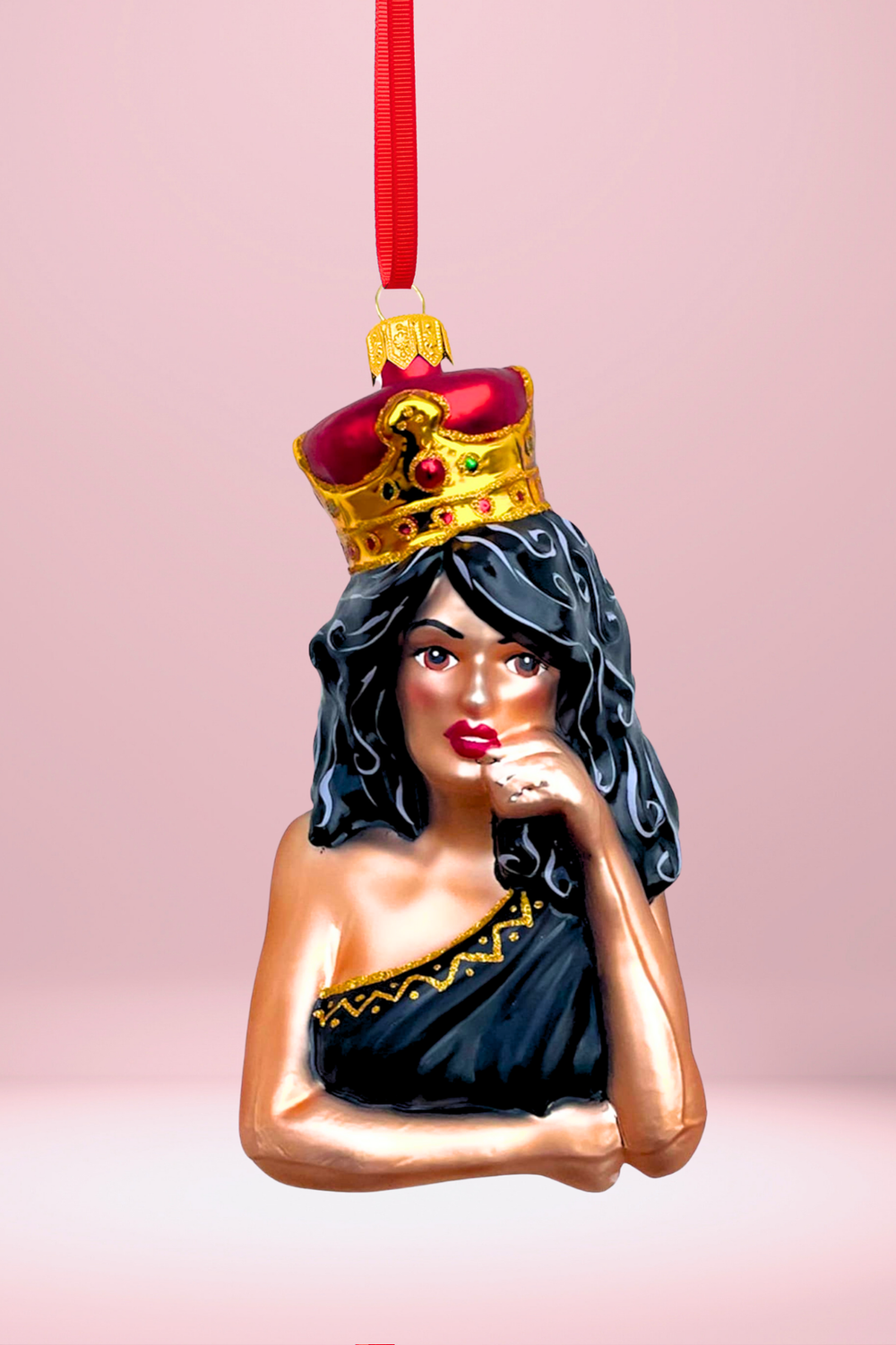 Jenna Glass Christmas Ornament