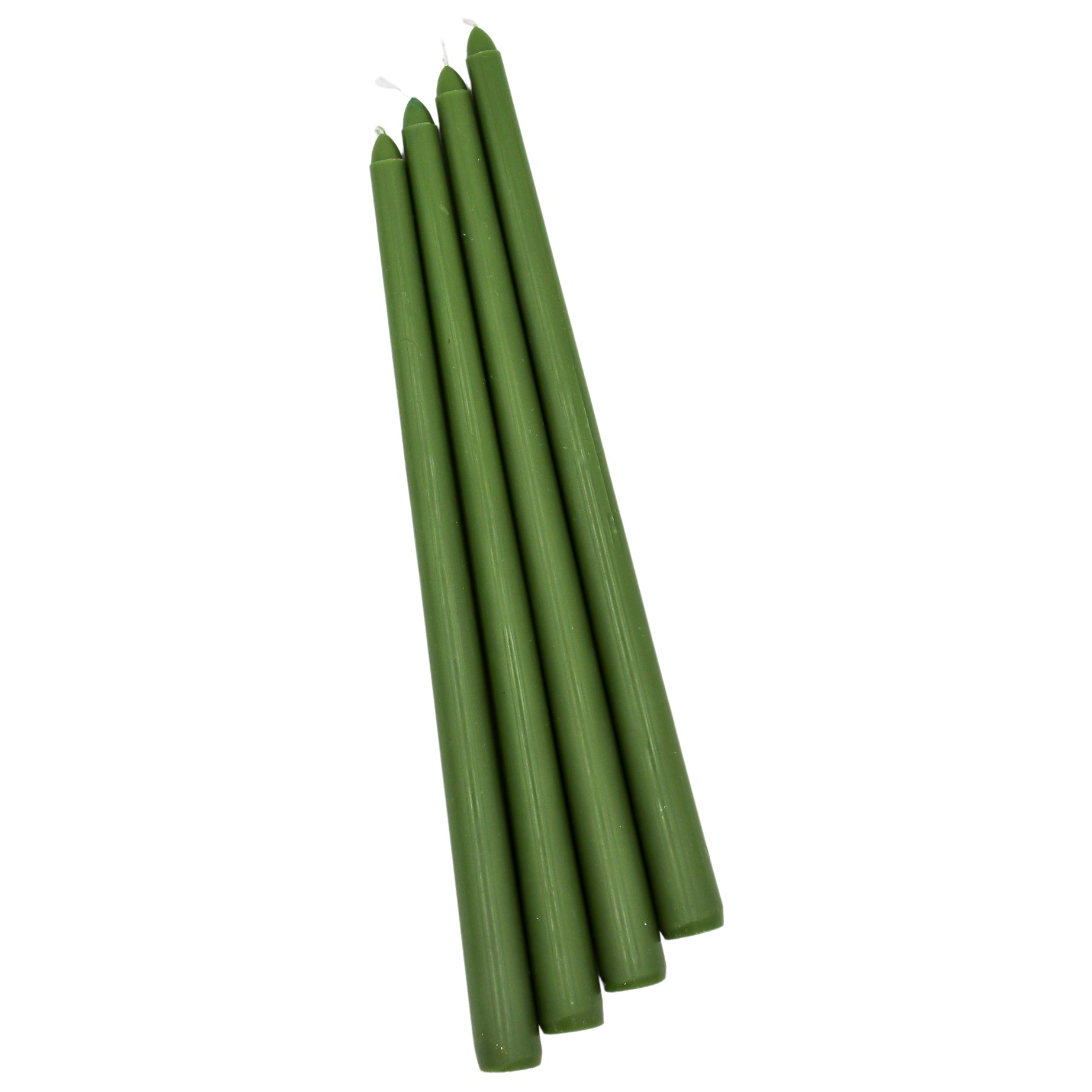 Extra Tall Pine Green Taper Candle, 1 Case of 24 Packs (4 Candles per Pack)