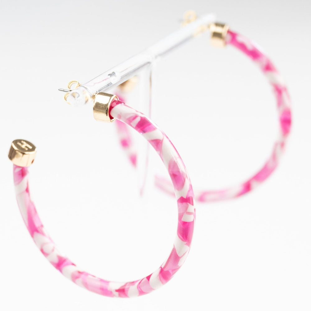 Hoops - Pink Confetti