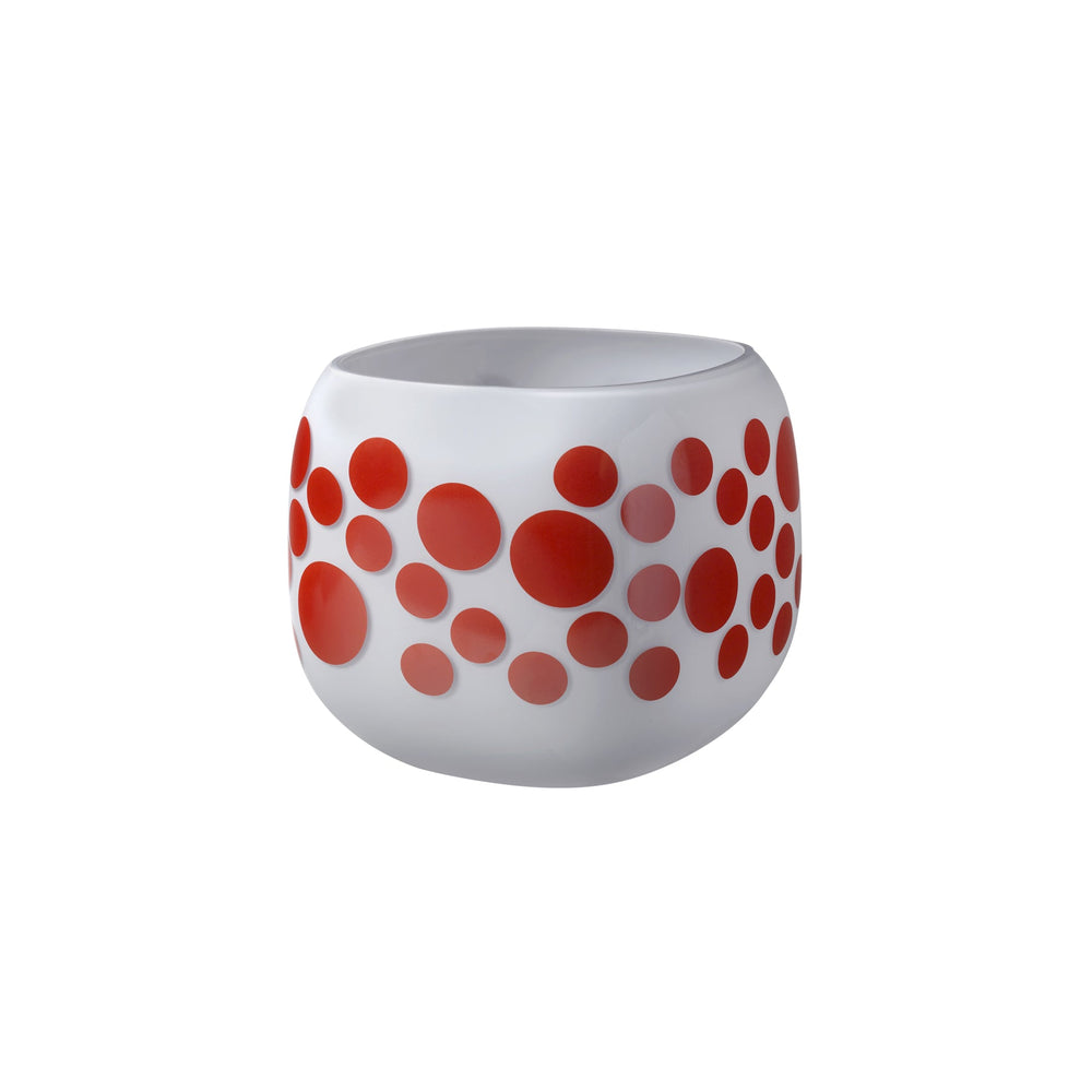 Mono Box Vase Medium Polka Dotted
