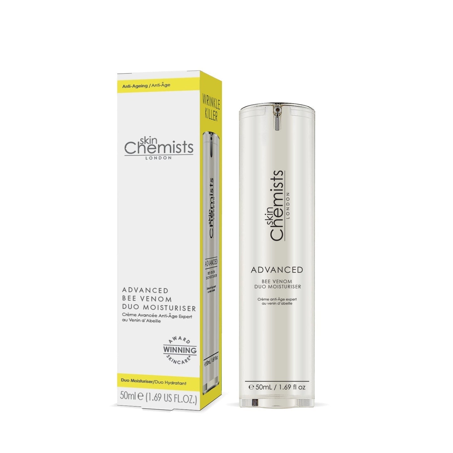 skinChemists Advanced Bee Venom Duo Moisturiser 50ml Twin Value Savings Pack