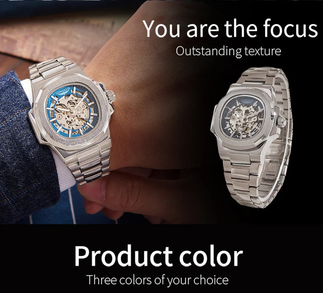 GearVista™ Skeleton Automatic Mechanical Watch