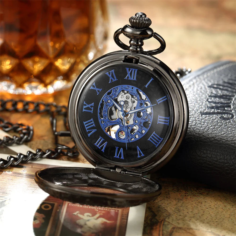 Luxury Gold Skeleton Mechanical Pocket Watch™