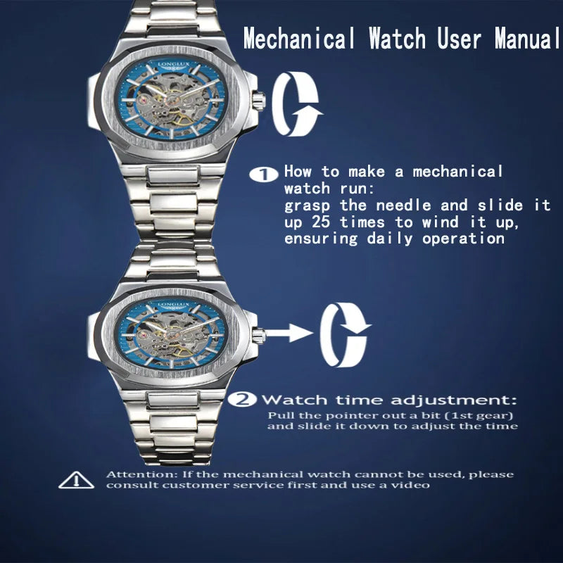 GearVista™ Skeleton Automatic Mechanical Watch