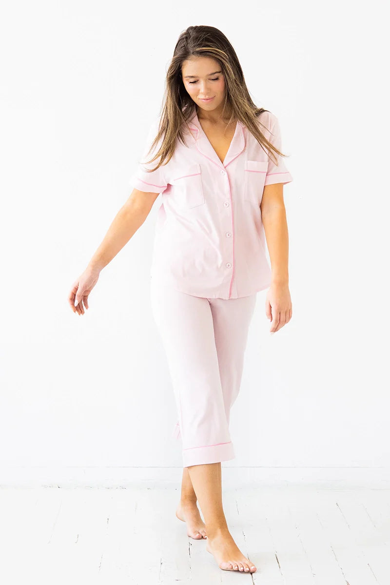 Classic Capri Pajamas – Brushed Pima Cotton