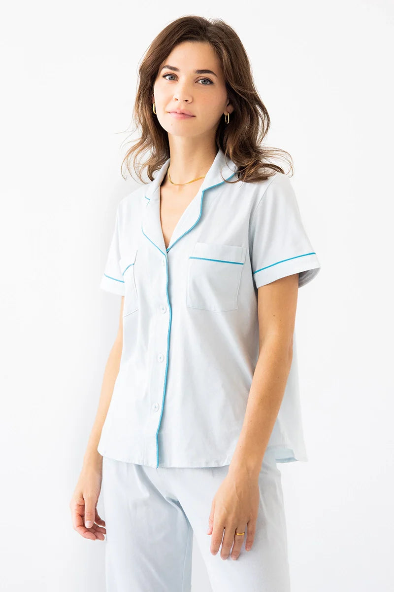 Classic Capri Pajamas – Brushed Pima Cotton
