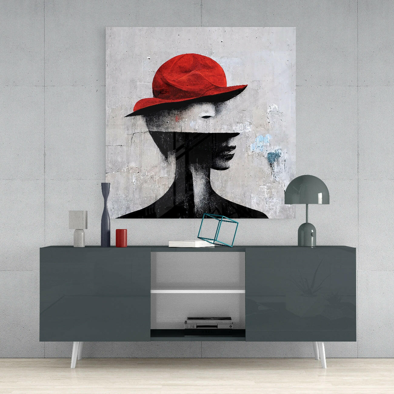 Shadow Glass Wall Art || Designer Collection