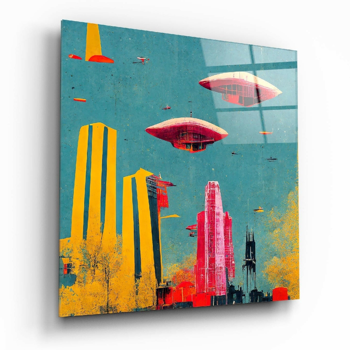 Future Glass Wall Art || Designers Collection
