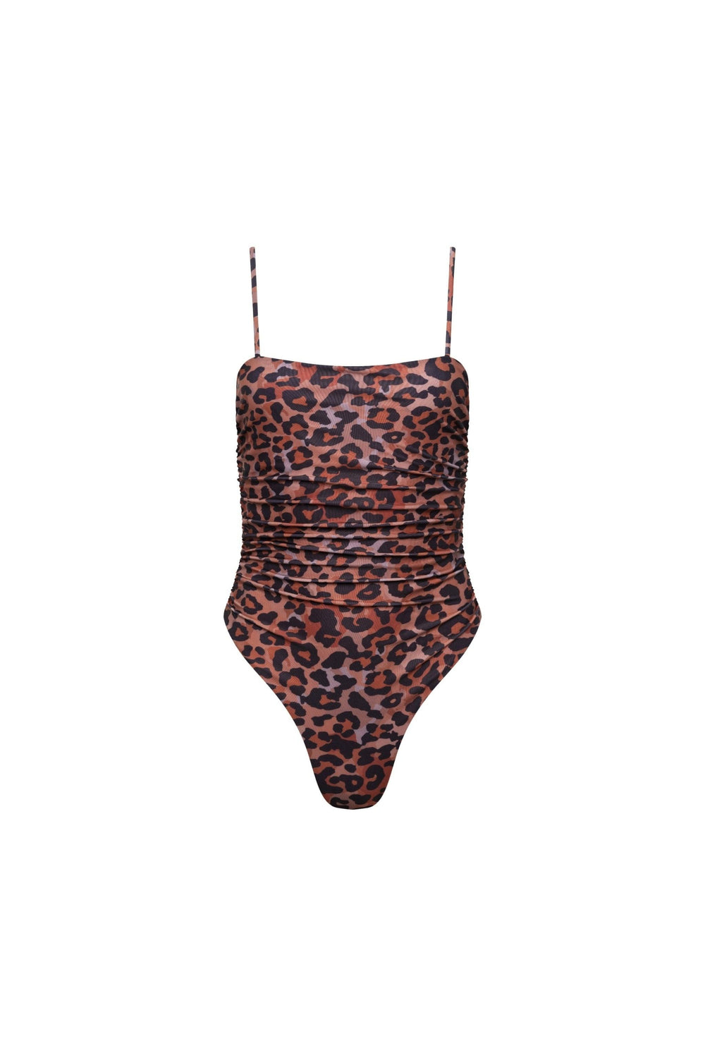 Seychelles Ruched One Piece Leopard