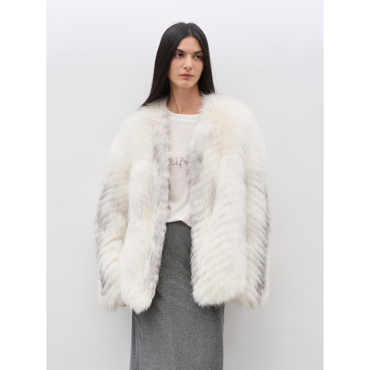 Yukino Dream Colorful Fox Fur Coat