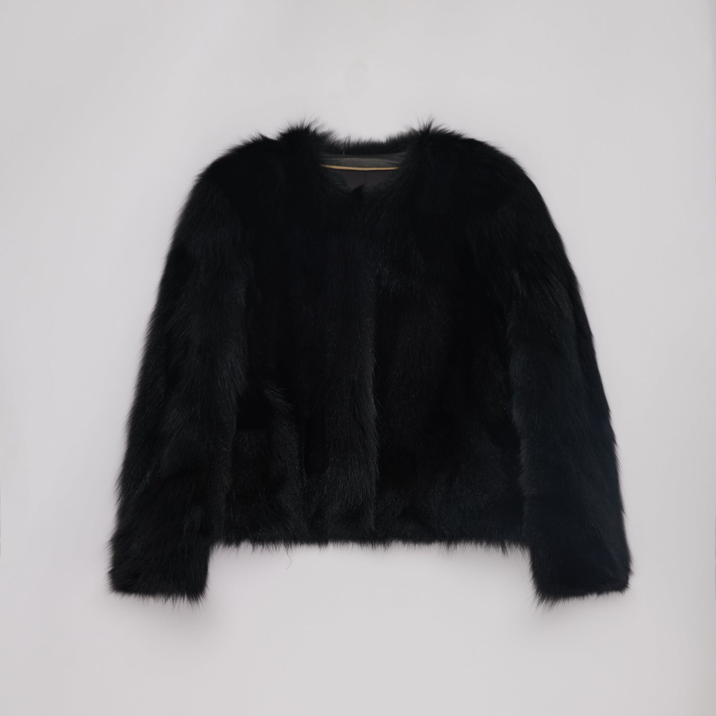 Reed Flower Fox Fur Coat