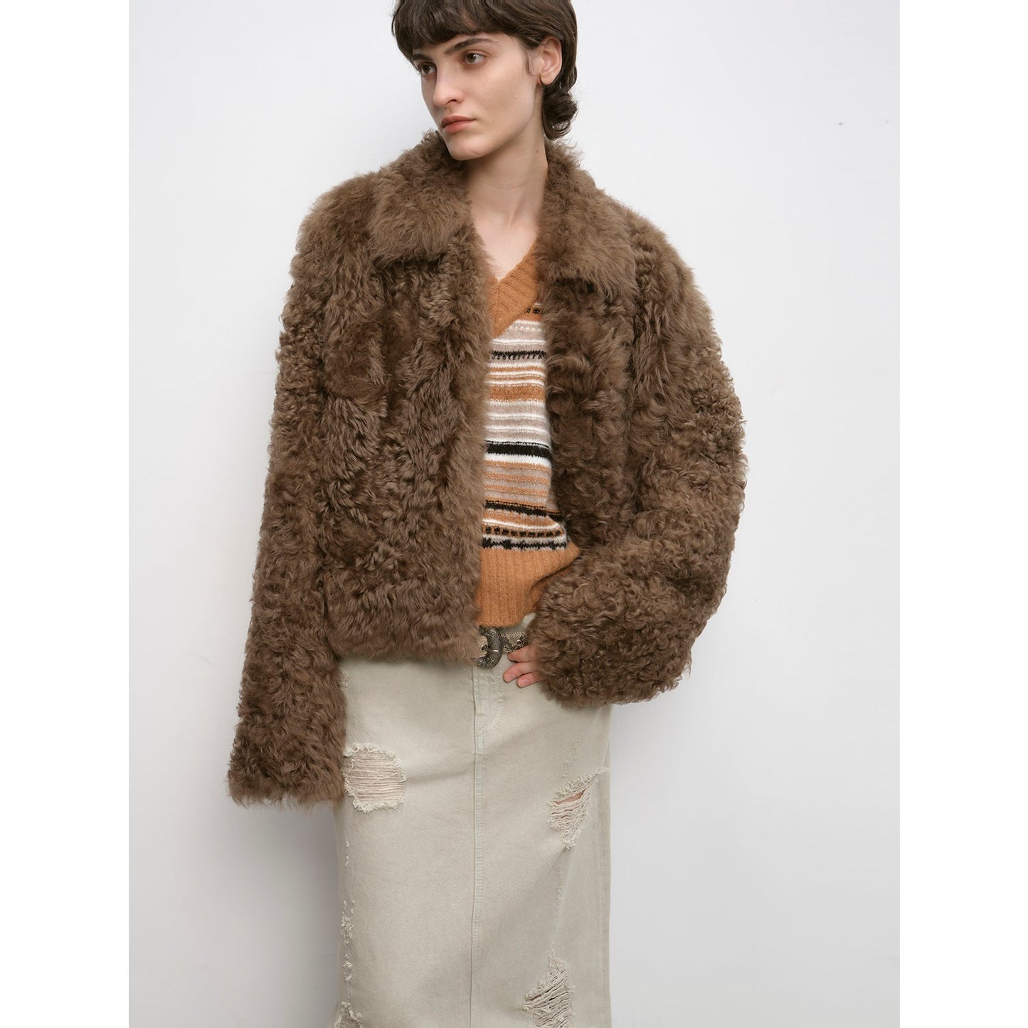 Blackmoon Berlin Tuscan Wool Sheepskin Coat