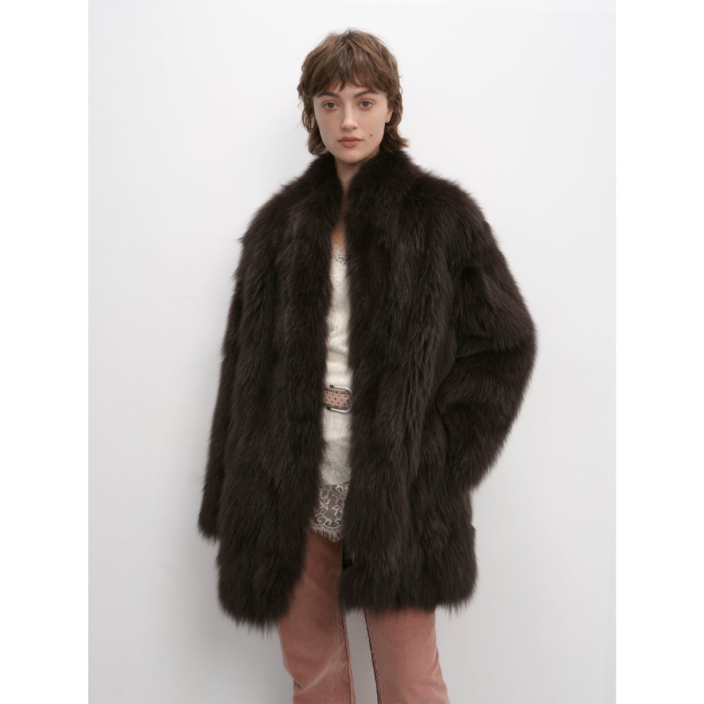 Light Years Away Crown Grade Fox Fur Jacket