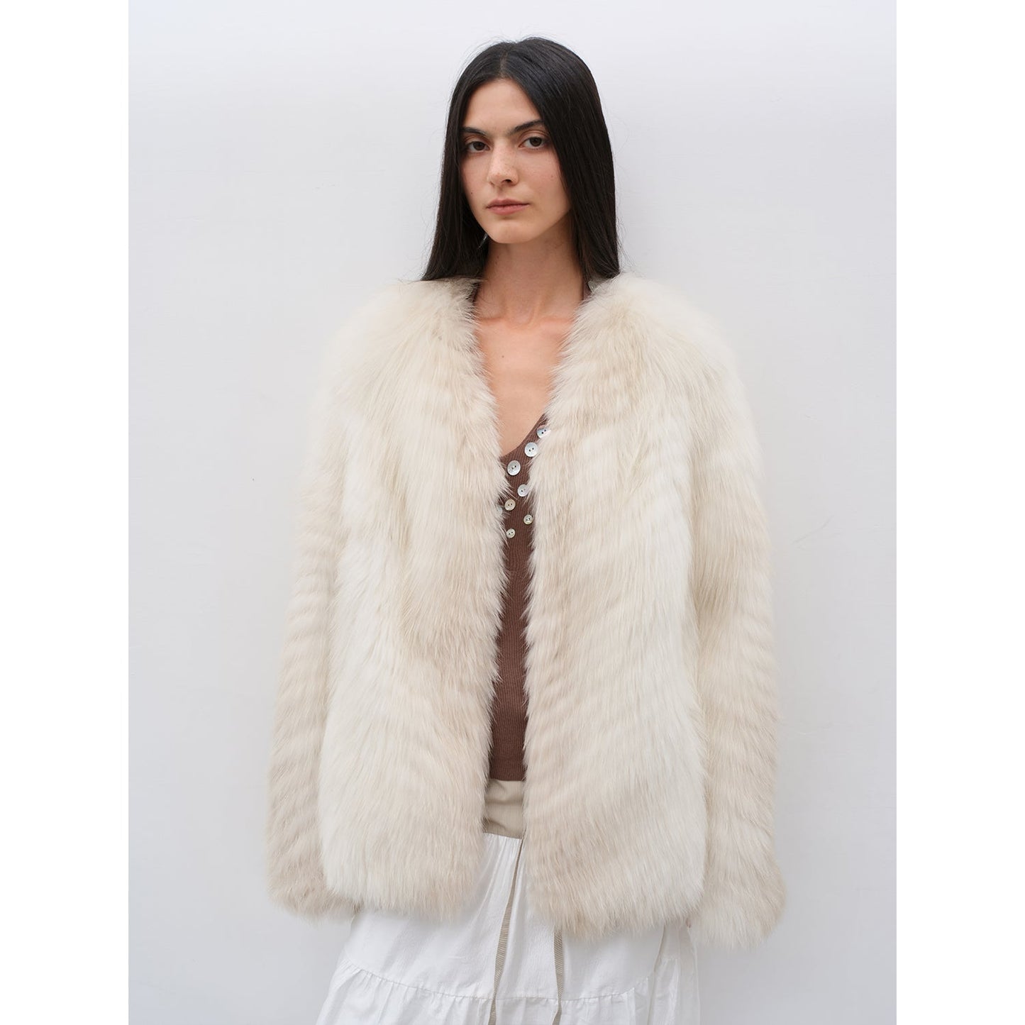 Yukino Dream Colorful Fox Fur Coat