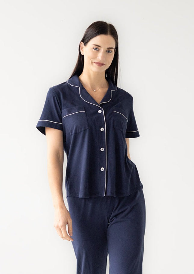 Classic Capri Pajamas – Brushed Pima Cotton