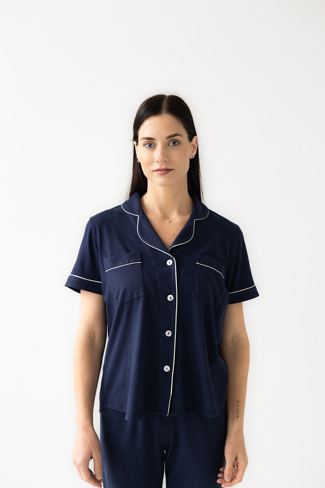 Classic Capri Pajamas – Brushed Pima Cotton