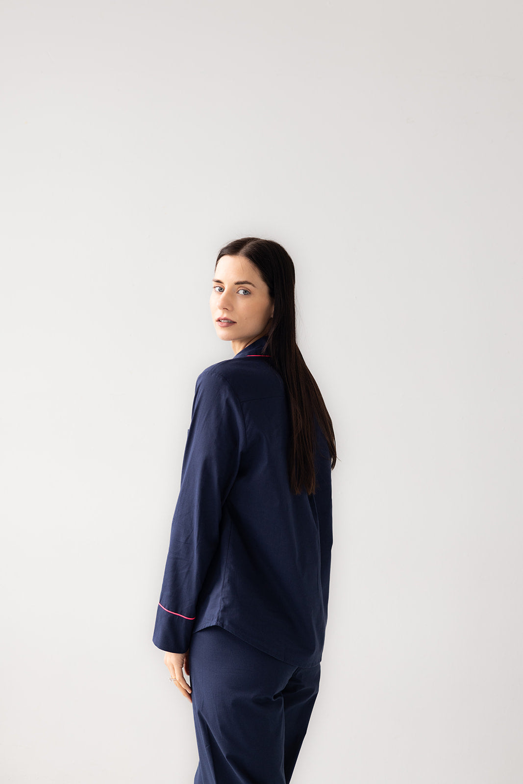 Classic Woven Cotton Pajama Set