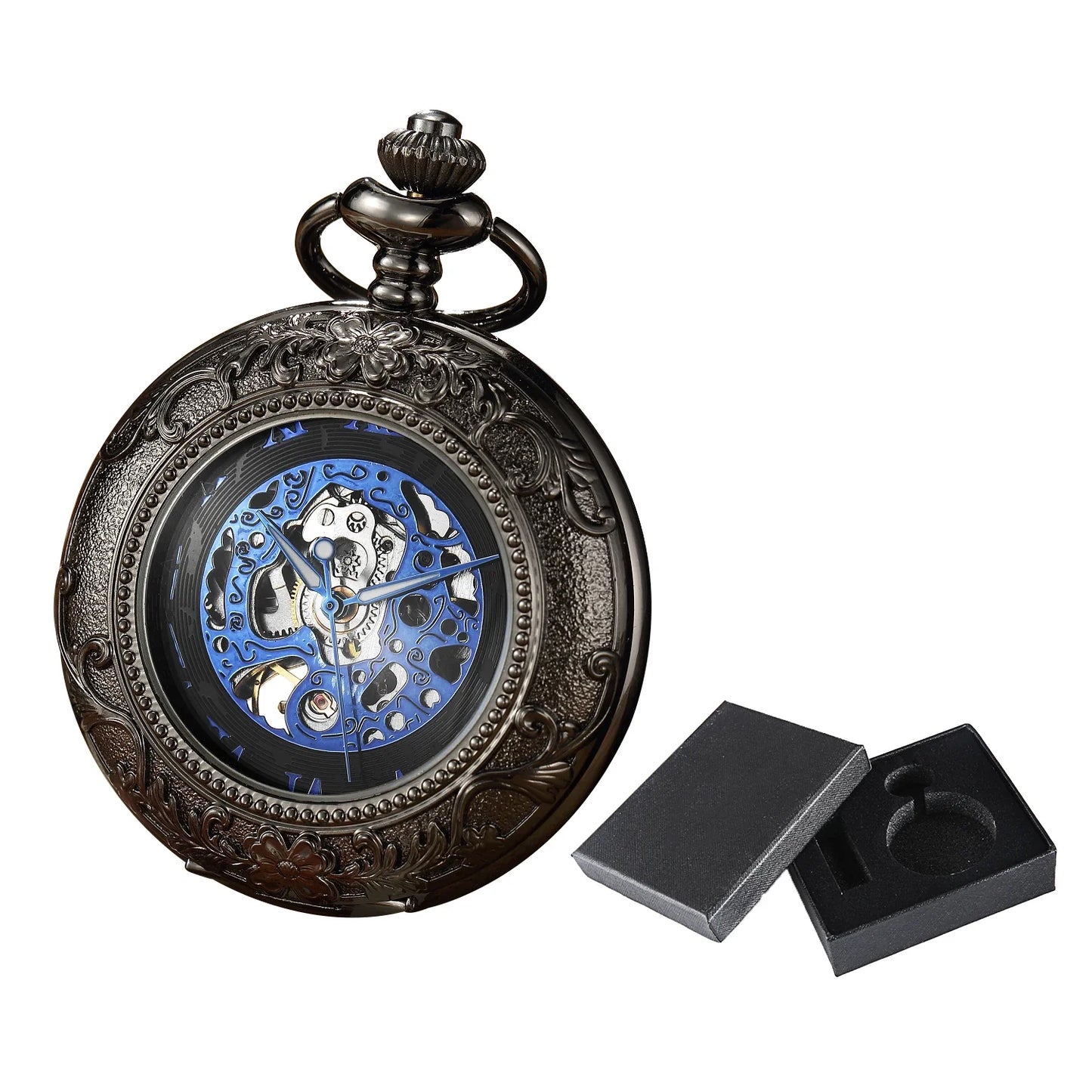 Luxury Gold Skeleton Mechanical Pocket Watch™