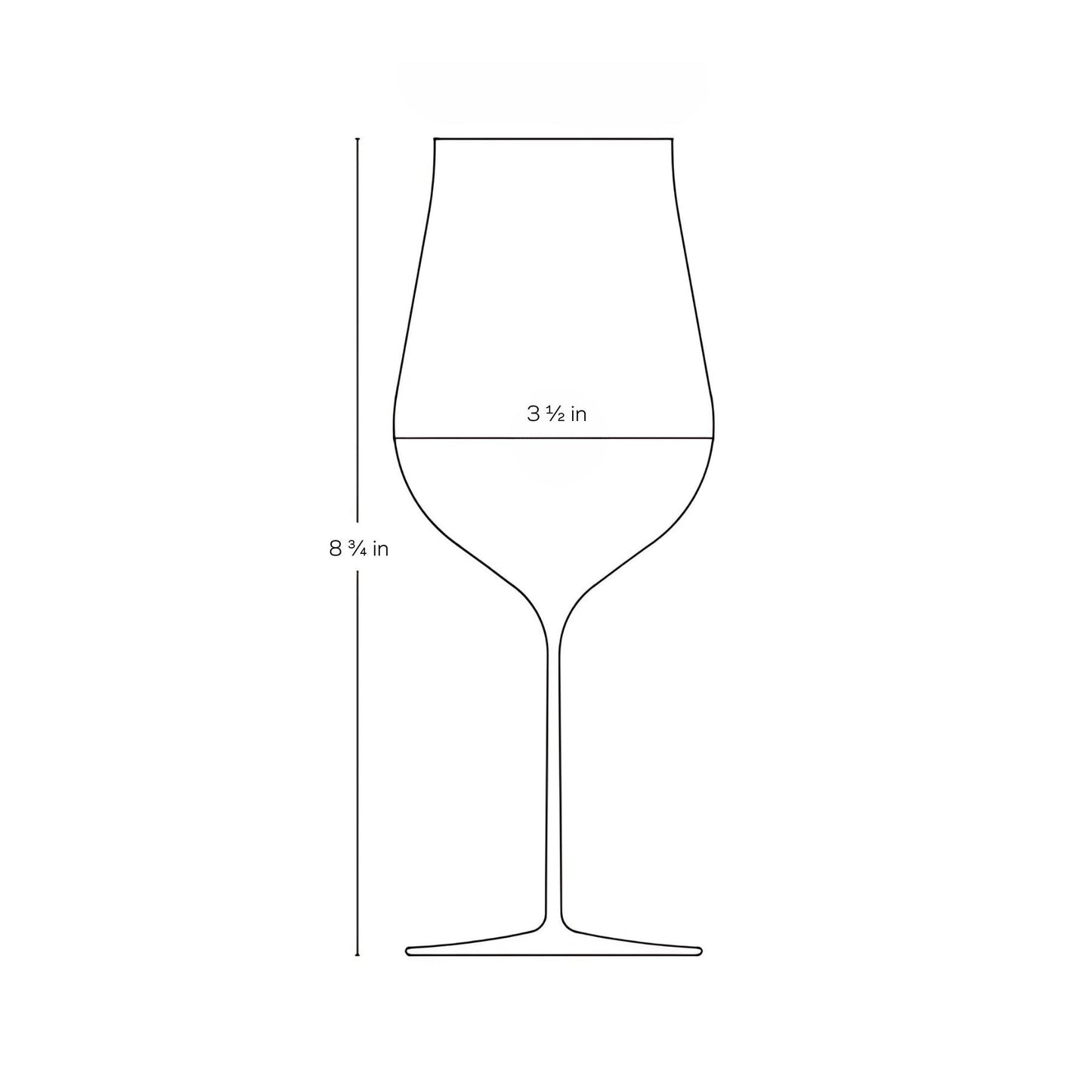 Ghost Zero Tulip Red Wine Glass