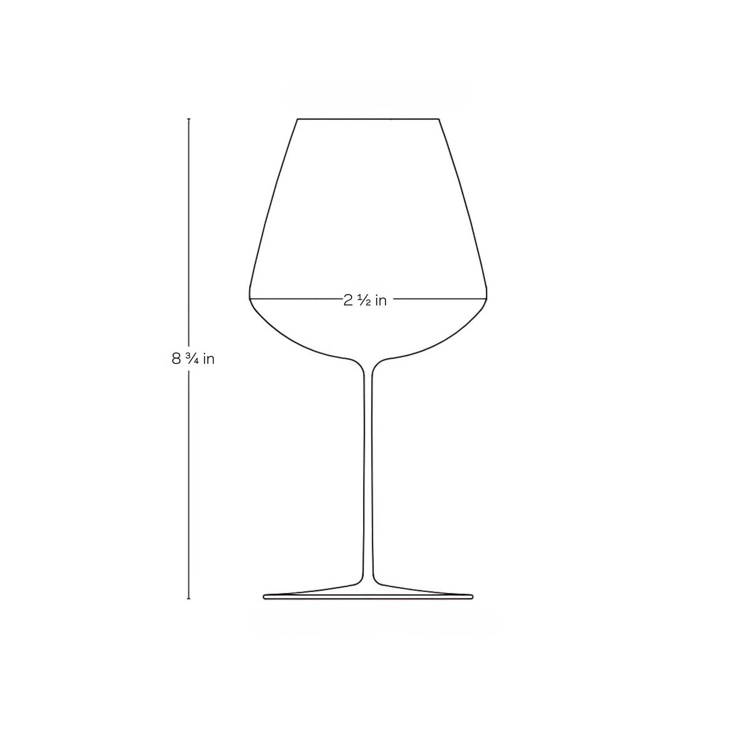Stem Zero Elegant Red Wine Glass Medium