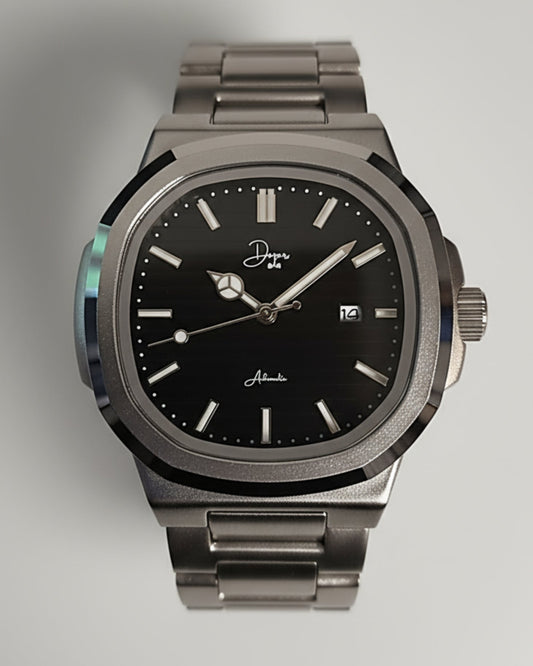 Dapr Watches- Men's Automatic Watch – Stainless Steel Case – "The Quincy"