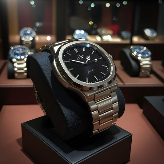 Dapr Watches- Men's Automatic Watch – Stainless Steel Case – "The Quincy"