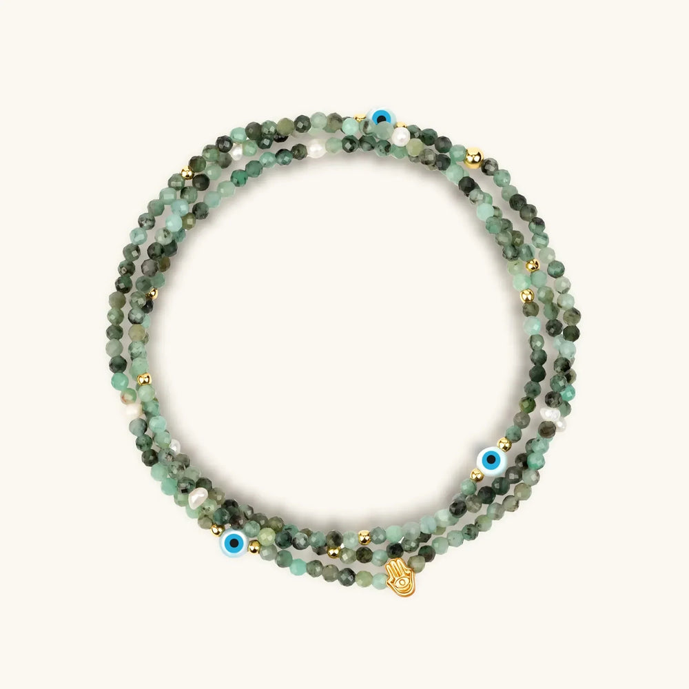 Captivating Spirit - Emerald May Birthstone Wrap