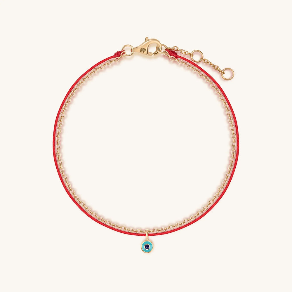 Supreme Guardian - Red String Evil Eye Charm Bracelet