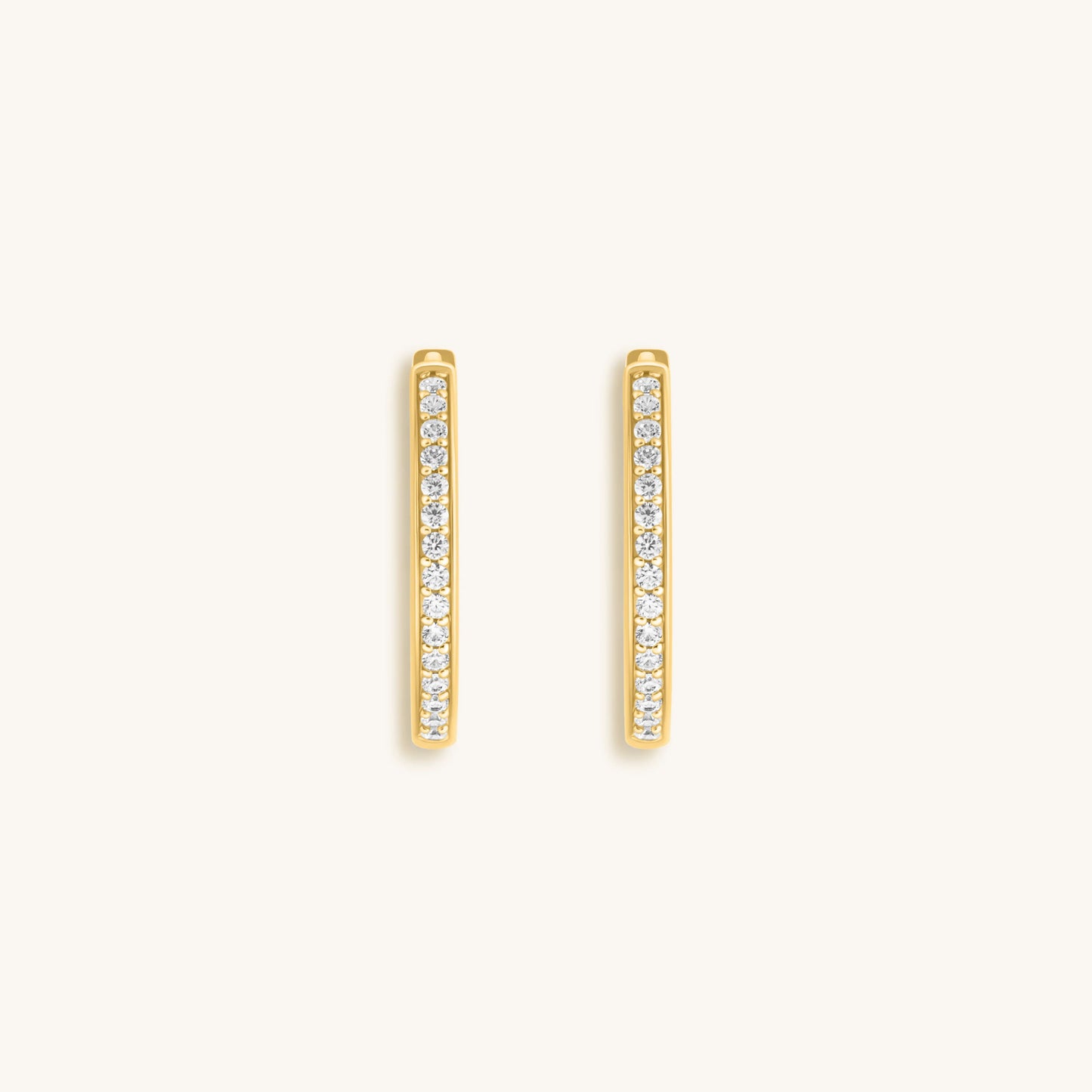 Sparkling Soul - Gold Hoop Earrings