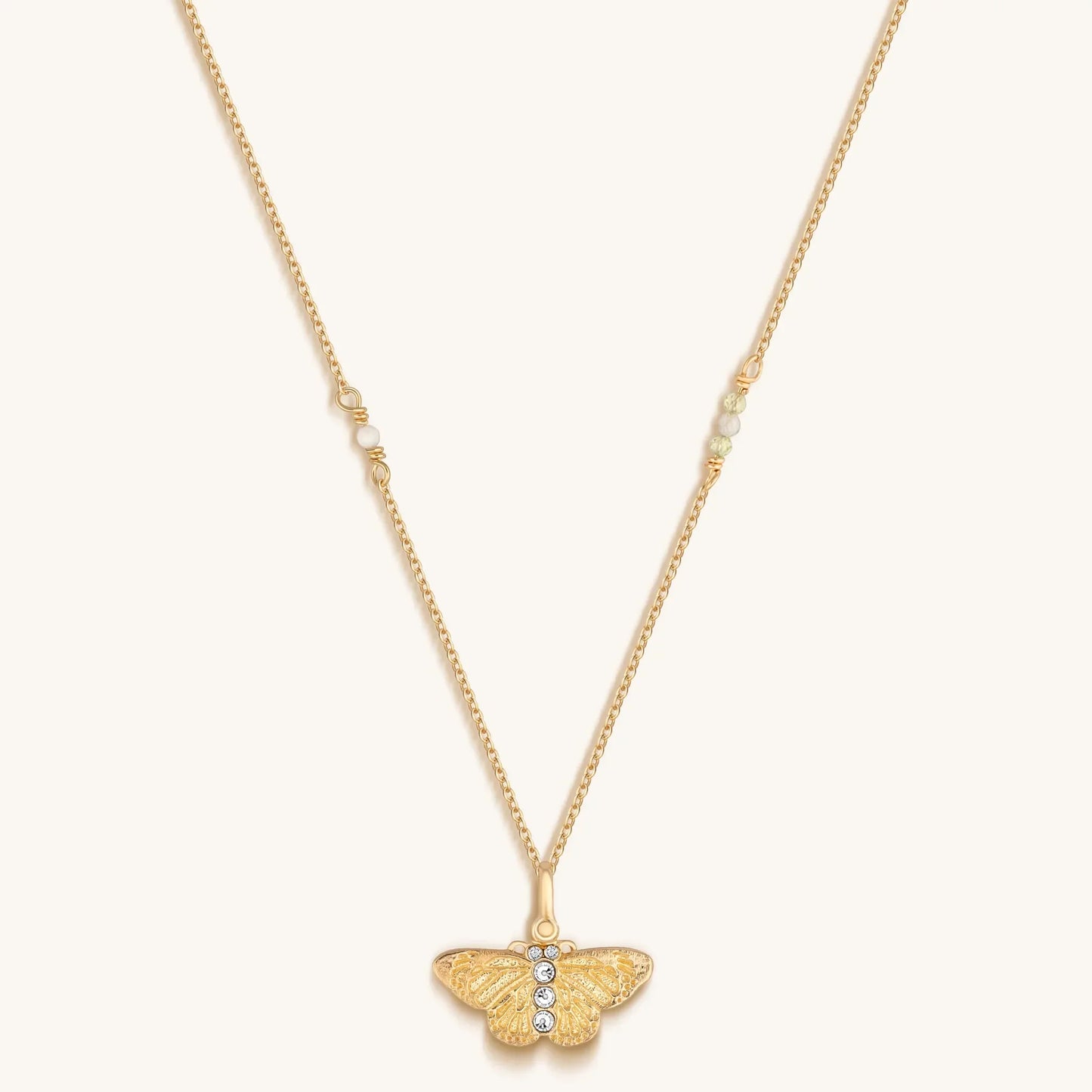 Spontaneous Joy - Butterfly Pendant Necklace