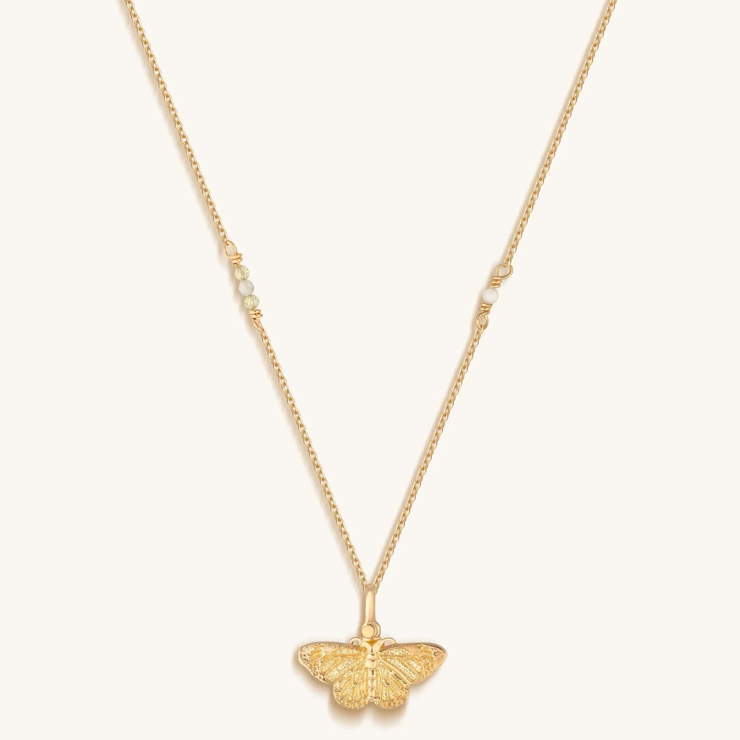 Spontaneous Joy - Butterfly Pendant Necklace
