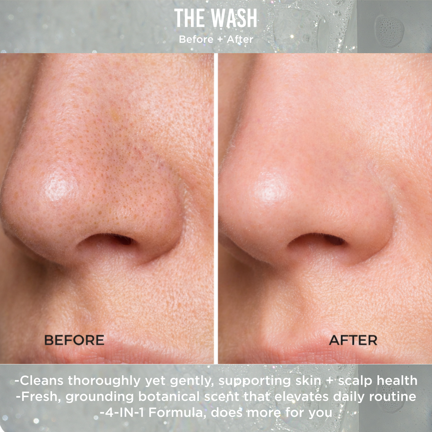 THE WASH // FACE + HANDS + BODY + HAIR