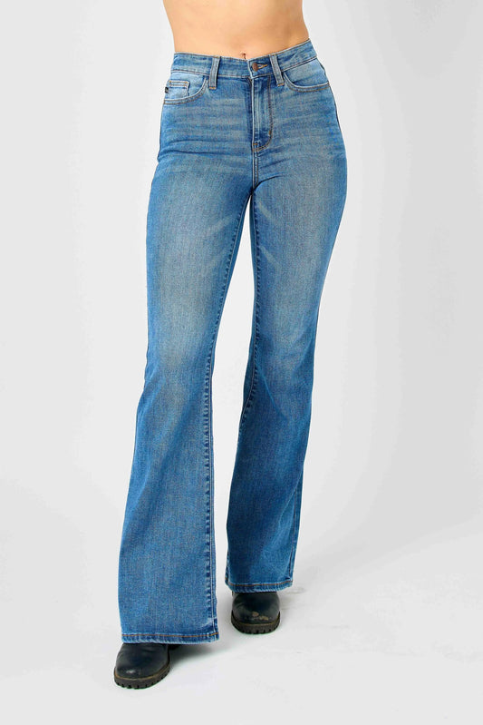 Judy Blue Full Size Hw Classic Flare Jeans