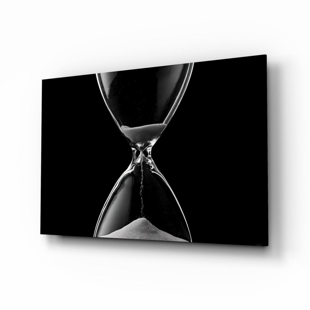 Hourglass Glass Wall Art