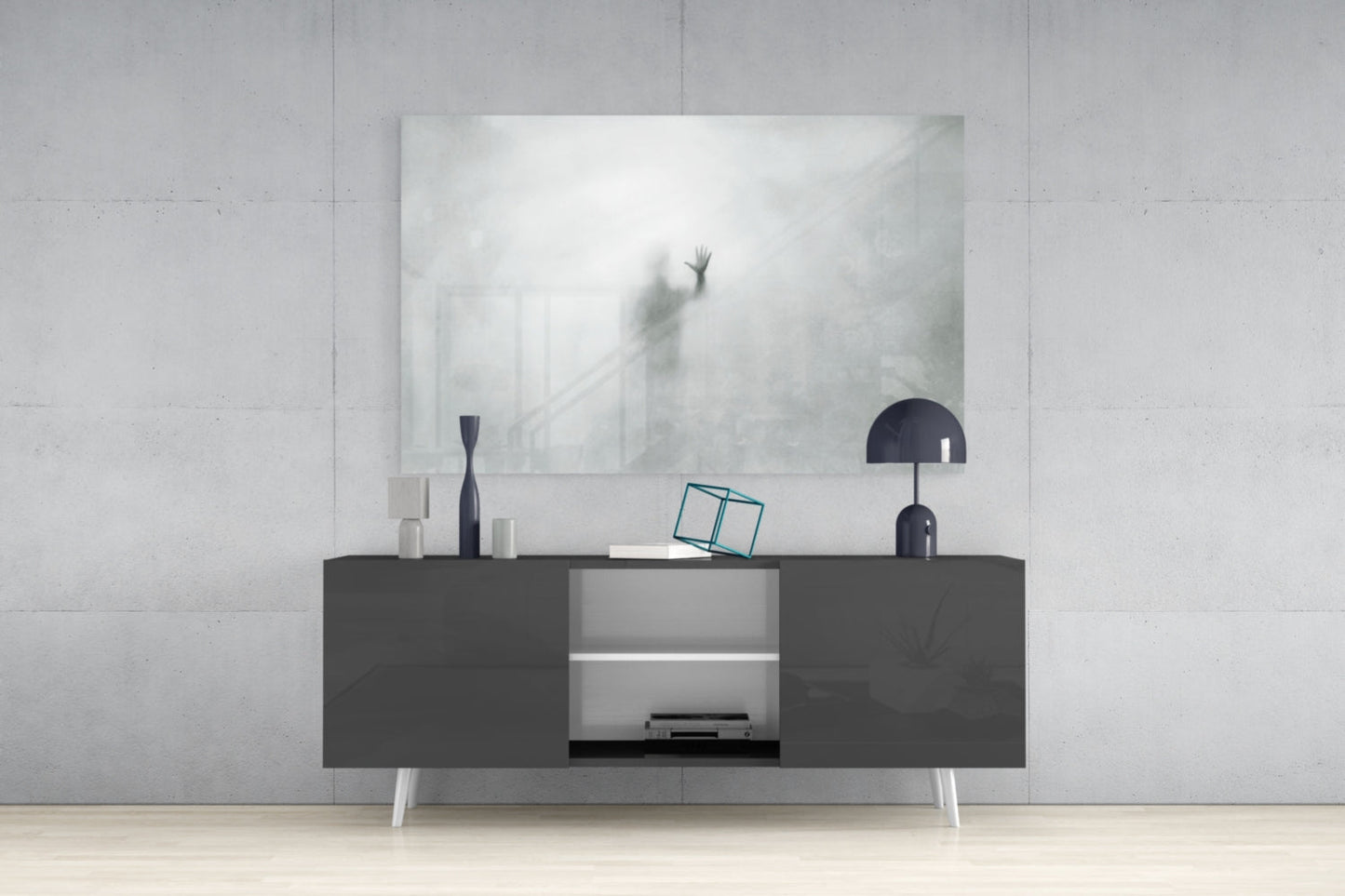 Despair Glass Wall Art
