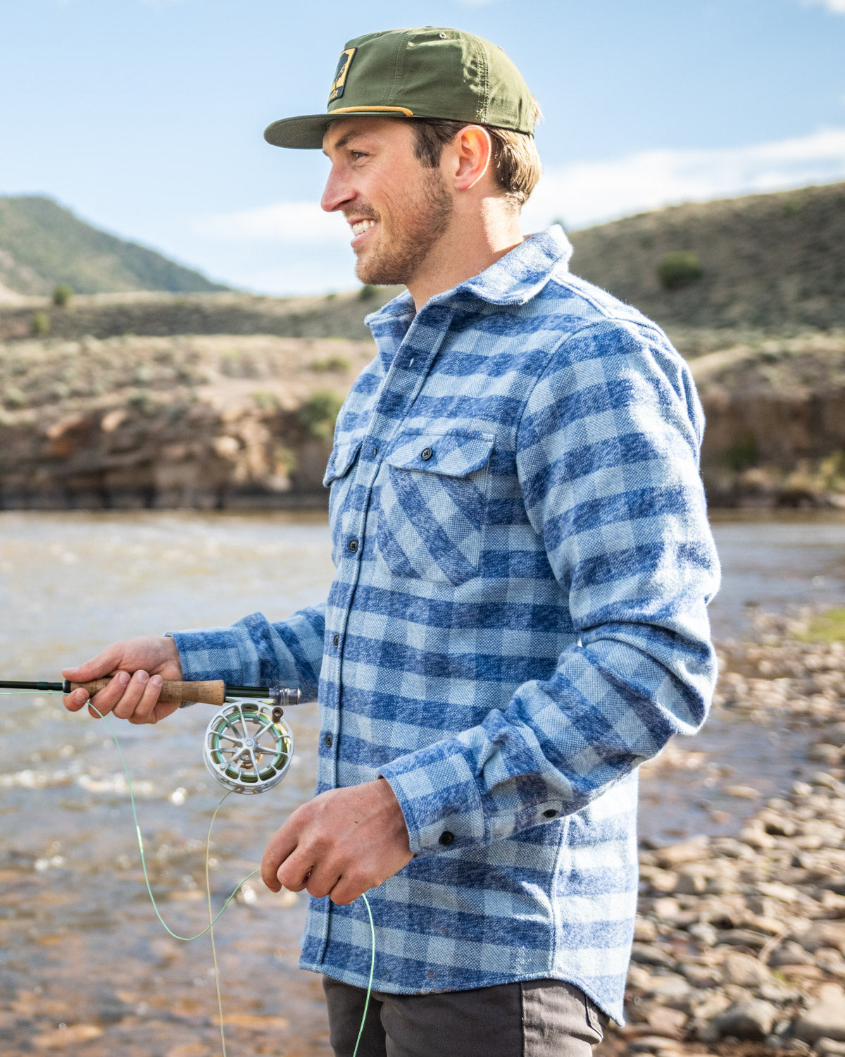 Grand Flannel, Checkered Blue