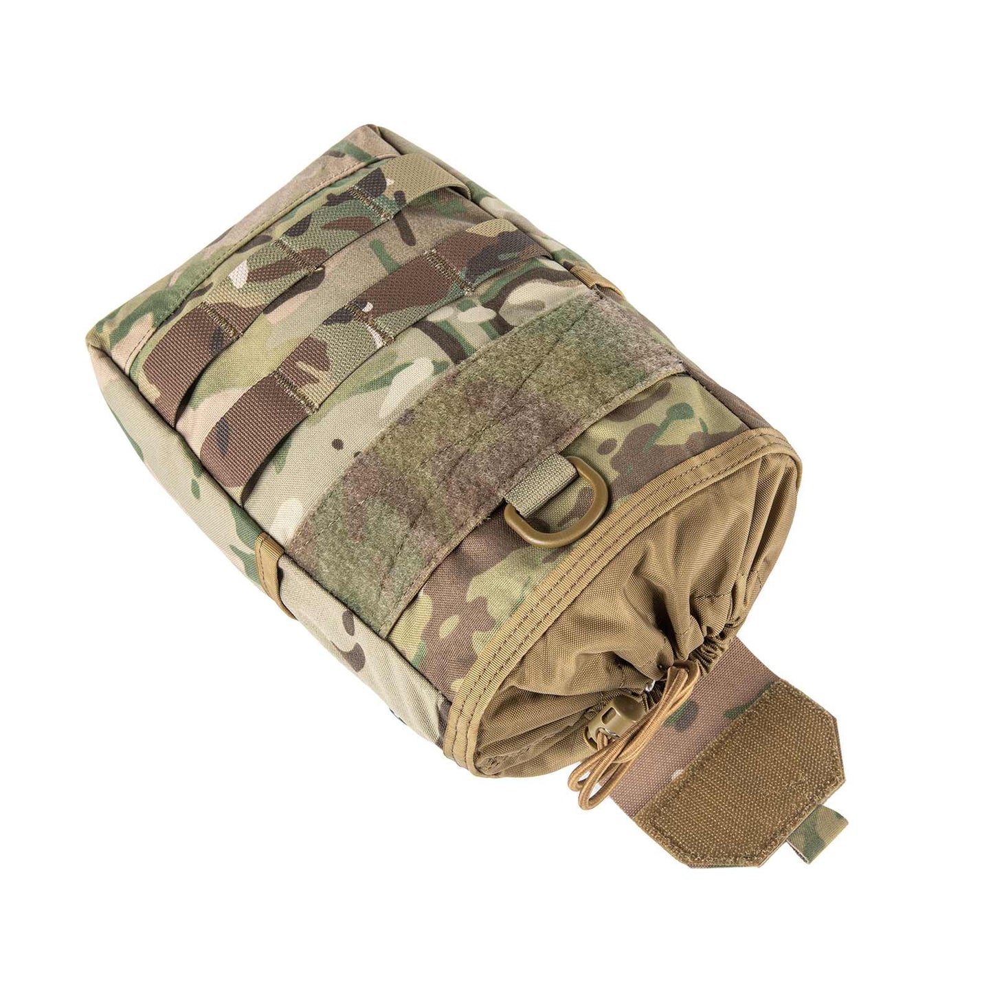 Tactical Dump Pouch Molle Storage Bag Tactical Waist Bag, Drawstring Folding Magazine Dump Bag
