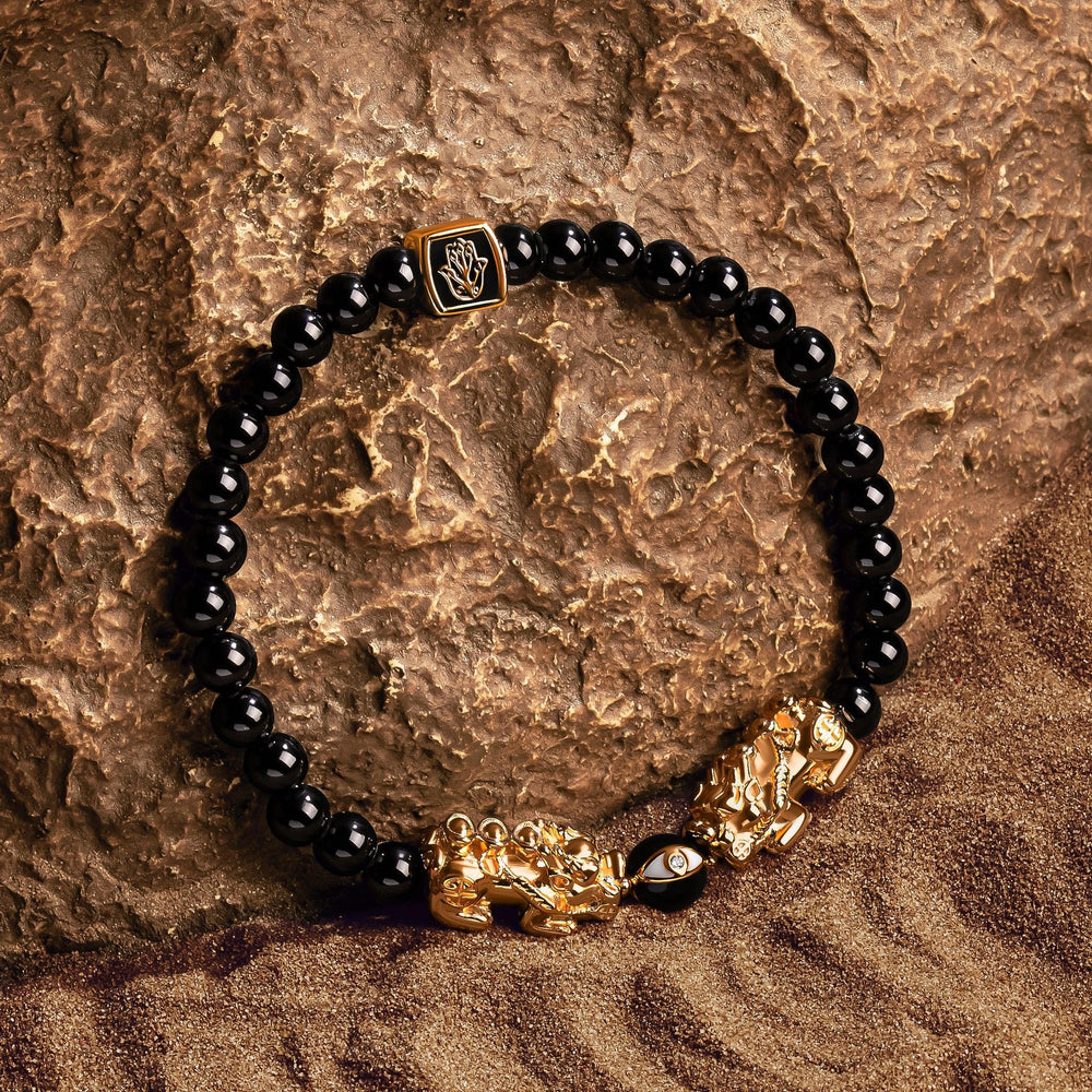 Courageous Ornament - Double Dragon Bracelet