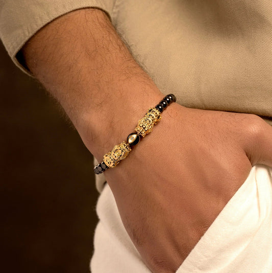 Courageous Ornament - Double Dragon Bracelet