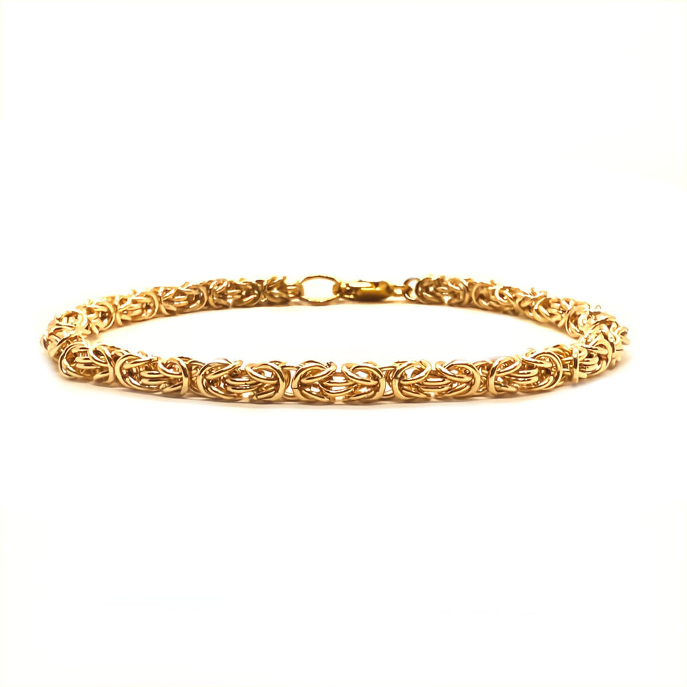 Delicate Byzantine Chainmaille Bracelet in 14K Gold Fill