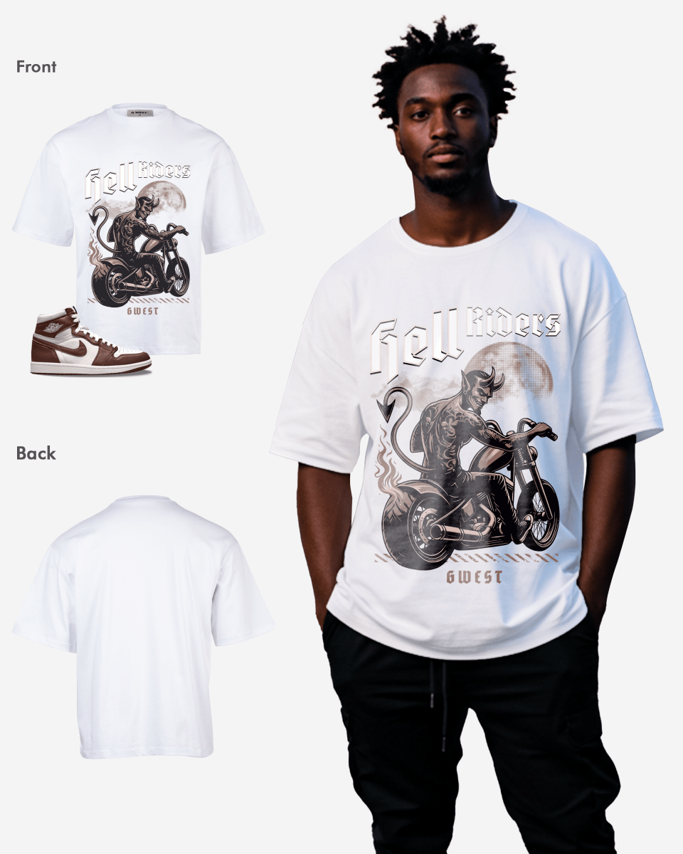 Devil Hell Riders Oversized T-Shirt