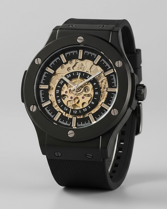 Dapr Watches – "The Jackson" Skeleton Automatic Watch with See-Through Movement
